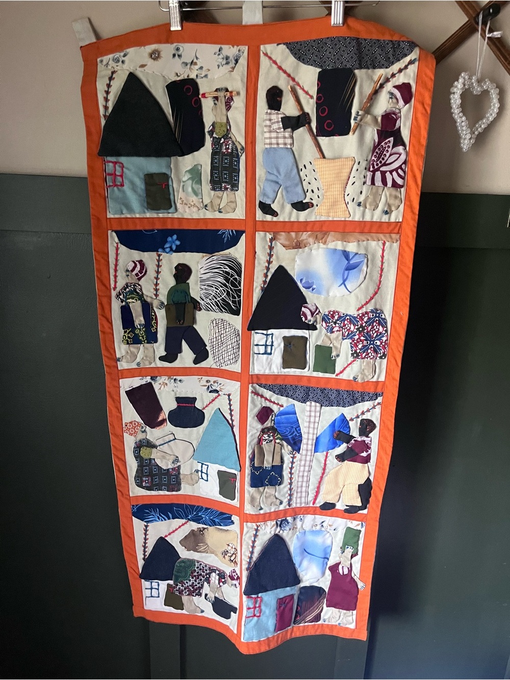 Handmade wall hanging